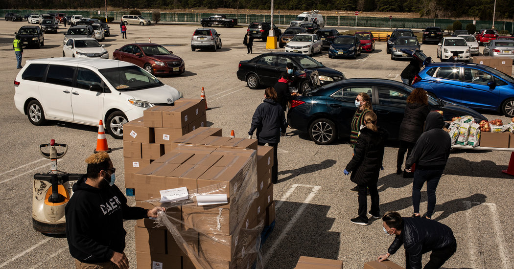 Food Lines a Mile Long in America’s Second-Wealthiest State