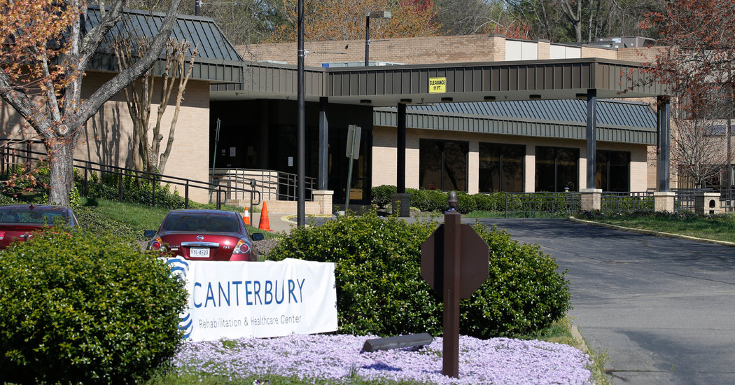 Coronavirus Deaths at U.S. Nursing Homes Pass 3,800, With 45 at Virginia Facility