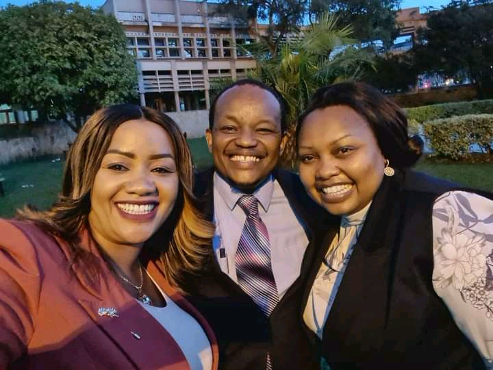 Ngunjiri Wambugu Bids Uhuru Farewell? Omanga, Waruguru and Wambugu Raise Eyebrows After Sharing A Photo