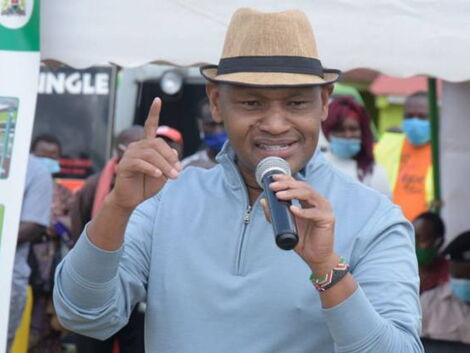 Thika Town MP Patrick Wainaina, popularly known as Jungle during past campaign