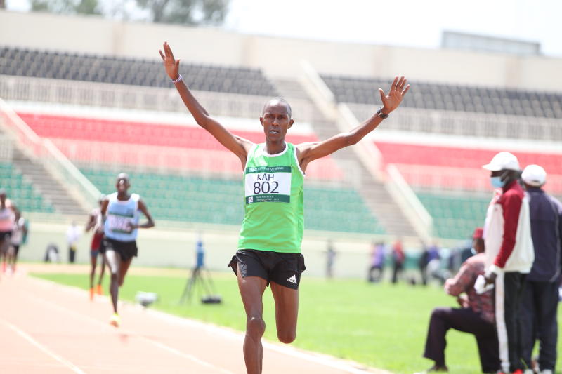 Koros sets sights higher after double victory at KDF meet : The standard Sports