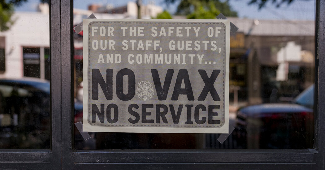 As Covid Delta Variant Spreads, Restaurants Grapple With New Health Mandates