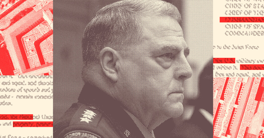 Opinion | General Milley and the Proper Role of the Military