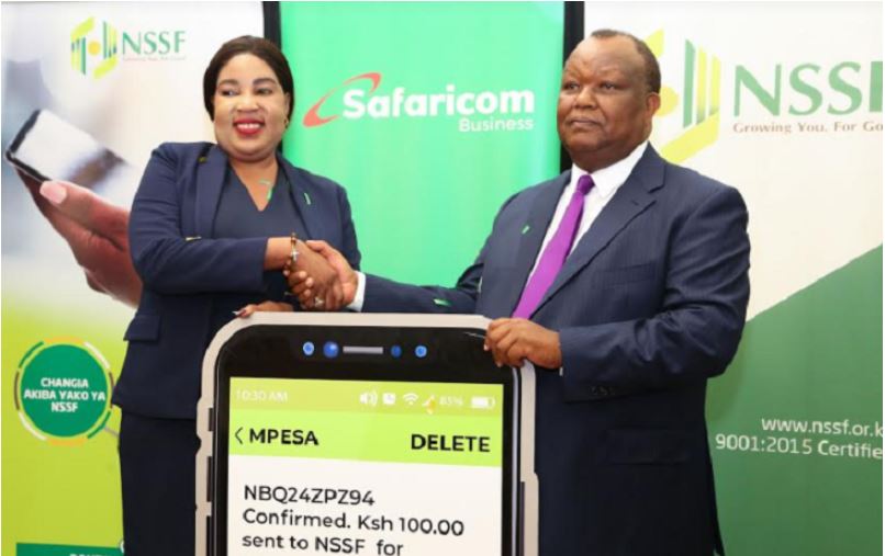 NSSF Members Can Now Pay Through M-Pesa Following New Partnership With Safaricom