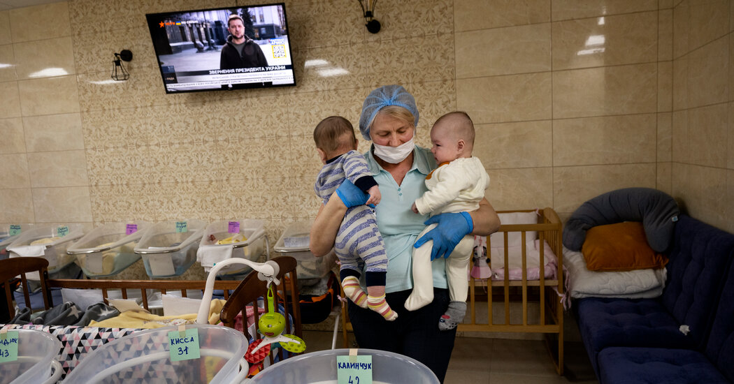 In a Kyiv Basement, 19 Surrogate Babies Are Trapped by War but Kept Alive by Nannies