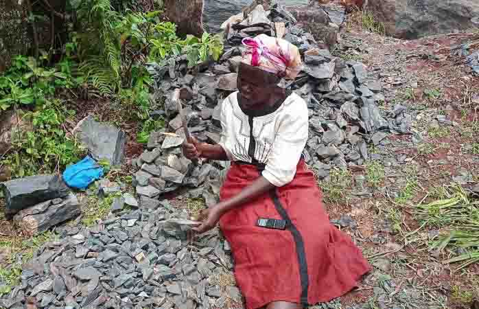 Hard life of Vihiga widows who earn living from crushing stones
