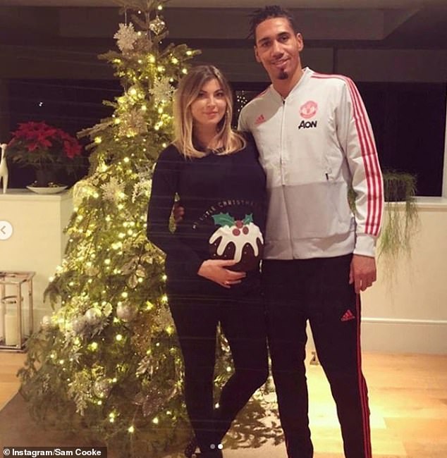 Smalling's wife Sam is pregnant with their first child, breaking the news on New Year's Eve