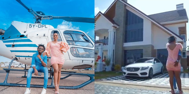 Bahati gifts Diana Marua new mansion days after giving her new Prado TX | Pulselive Kenya