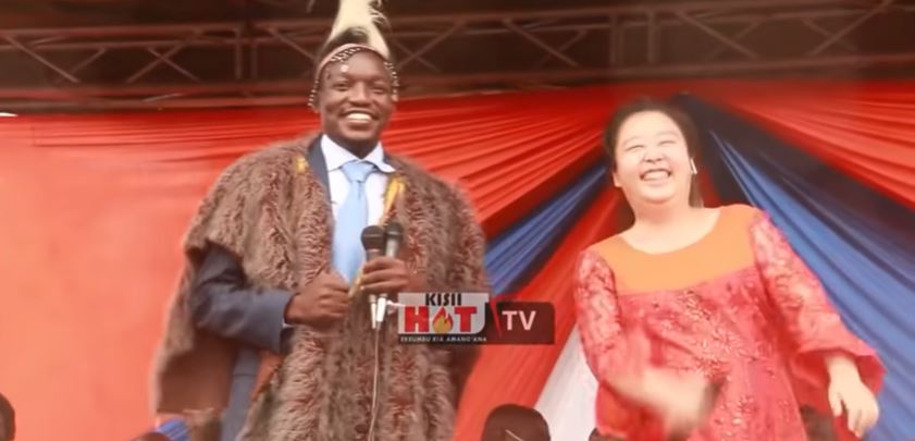 Simba Arati’s Asian Wife Wows Crowd with Mastery of Gusii Language