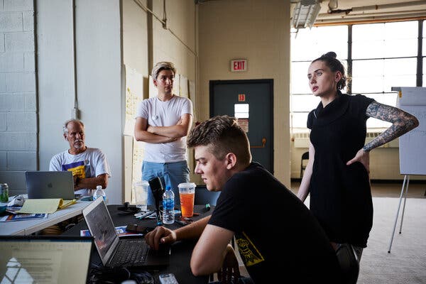 &ldquo;With the pandemic and labor shortages &mdash; the fact that for once we&rsquo;re not totally disposable, they need us &mdash; it was the perfect time,&rdquo; said Alexis Rizzo, right, a shift supervisor at a Starbucks in the Buffalo area.