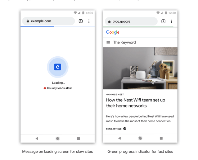 Google Chrome might start giving slow websites a badge of shame