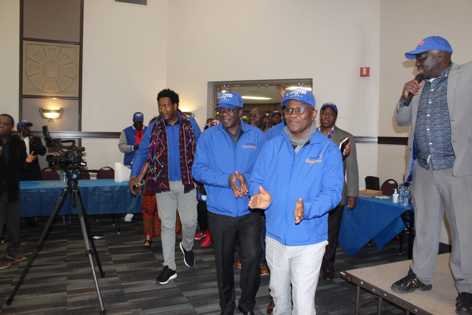Raila Odinga's Azimio La Umoja team led by Governor Oparanya storm Minnesota