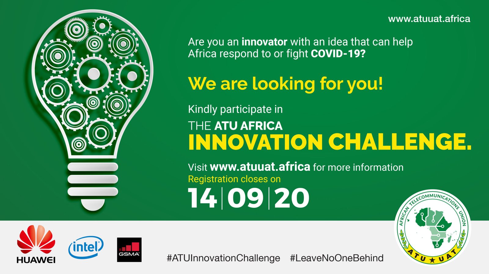 African Innovators urged to apply for the ATU challenge in COVID-19 fight
