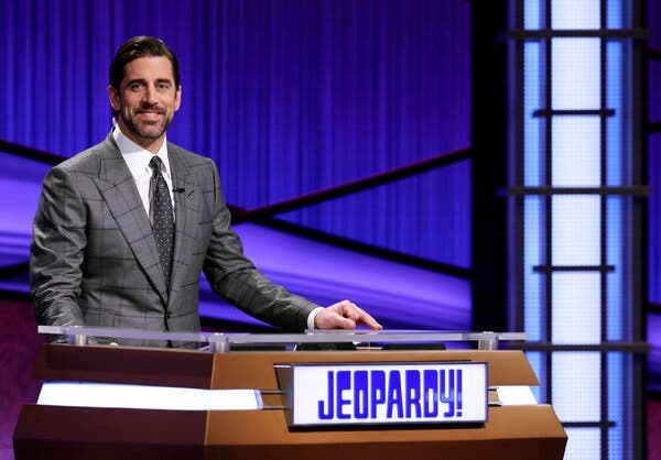 Aaron Rodgers recently tried out for another job — hosting “Jeopardy” after the death of the quiz show’s longtime star, Alex Trebek.