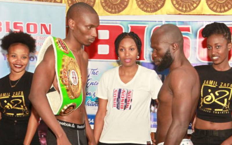 Onyango vows to floor rival Nyakesha today : The standard Sports