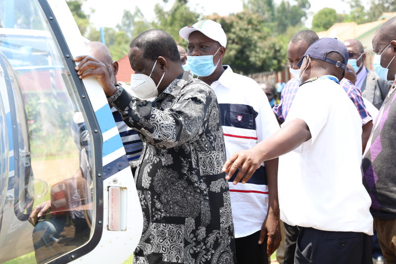 Baba’s chopper has been run aground, and State’s promising to turn stones