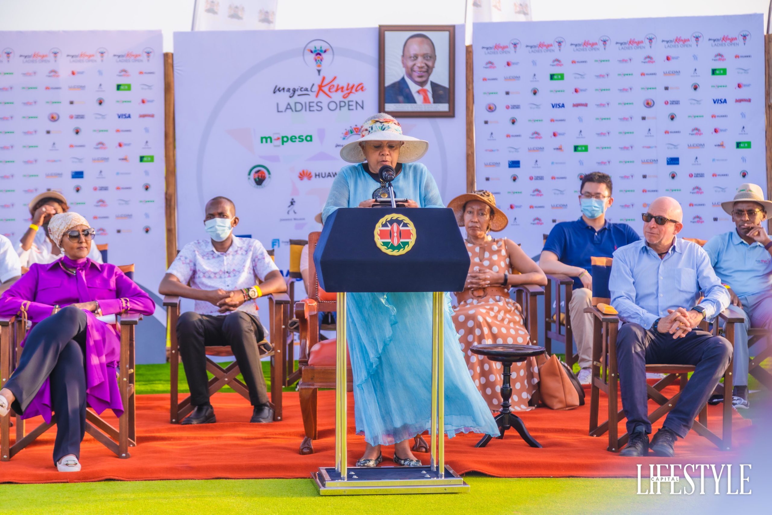 Photos: First Lady Margaret Kenyatta, and other dignitaries attend closing ceremony of Magical Kenya Ladies Open