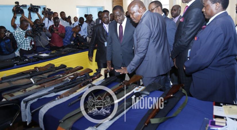 Number of Guns the Govt has Recovered in 2 Years