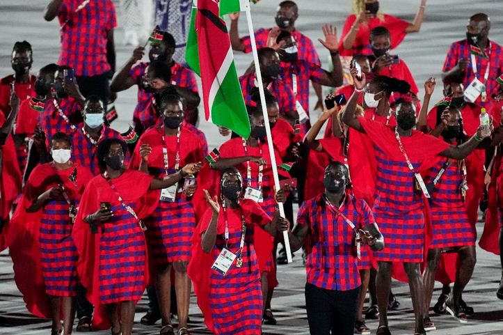 Team Kenya wins Kurume City hearts as Ceremonial kit voted of the best : The standard Sports