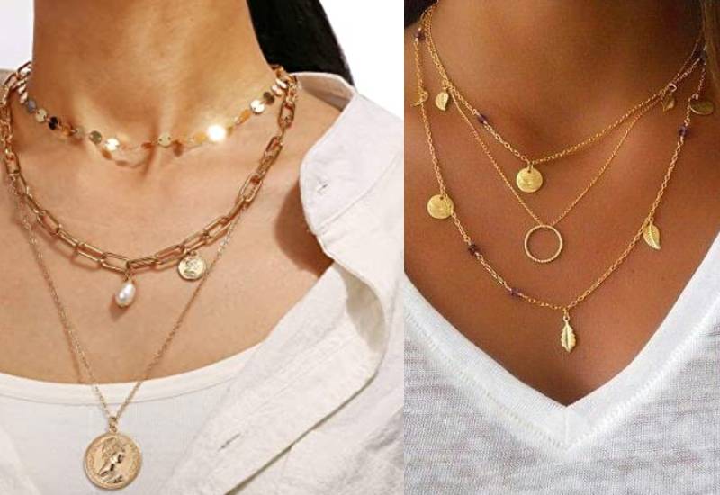 How to layer your necklaces like a pro