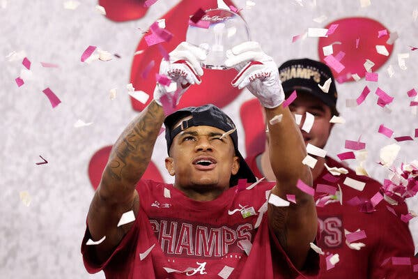 Alabama’s Patrick Surtain II will probably be one of the first defensive players drafted Thursday. He is the son of a three-time Pro Bowl cornerback.