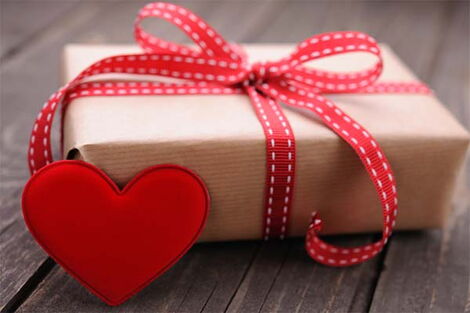 A well wrapped Valentines gift