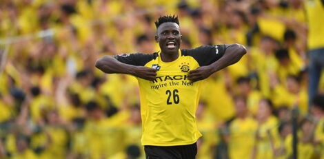 File image of Michael Olunga in action for Kashiwa Reysol