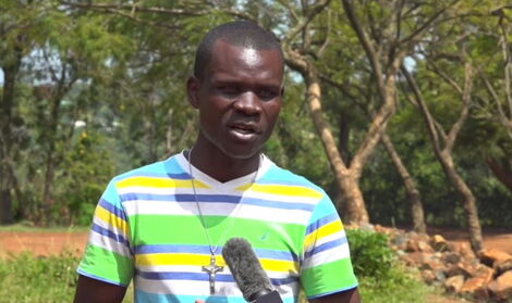 Paul Wasonga (24) scored 415 marks in the 2021 Kenya Certificate of Primary Education (KCPE) but missed out on form one placement.