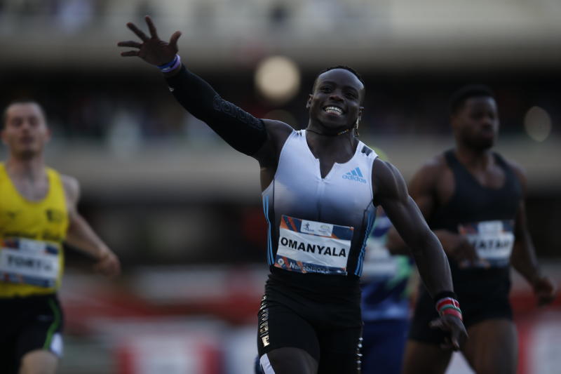Kip Keino Classic: Ferdinand Omanyala wins 100m final at Kasarani : The standard Sports