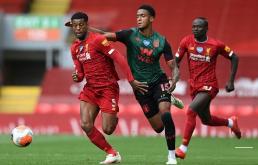 Liverpool maintain 100 percent home record with 2-0 win over Villa : The standard Sports