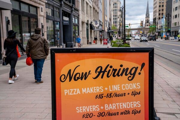 Employers say supplemental unemployment benefits are making it difficult to hire. But some former food-service workers are shifting to warehouse jobs or work-from-home positions.
