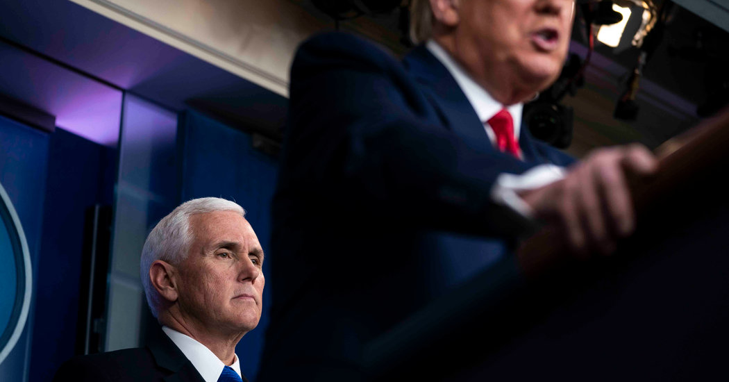 Masked or Not, Mike Pence Keeps the Peace With a Poker Face