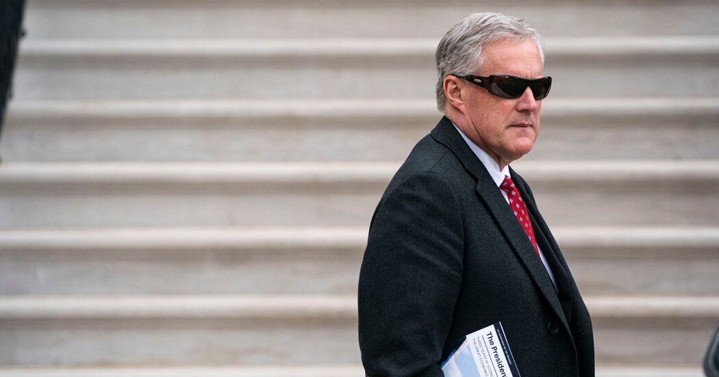 House Set to Refer Contempt Charge Against Meadows in Jan. 6 Inquiry