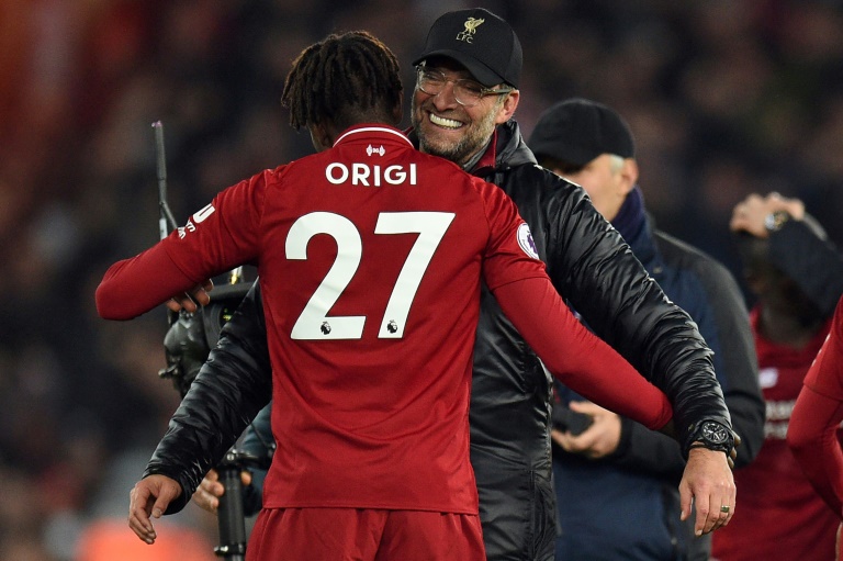 Divock Origi is a 'Liverpool legend', says Klopp