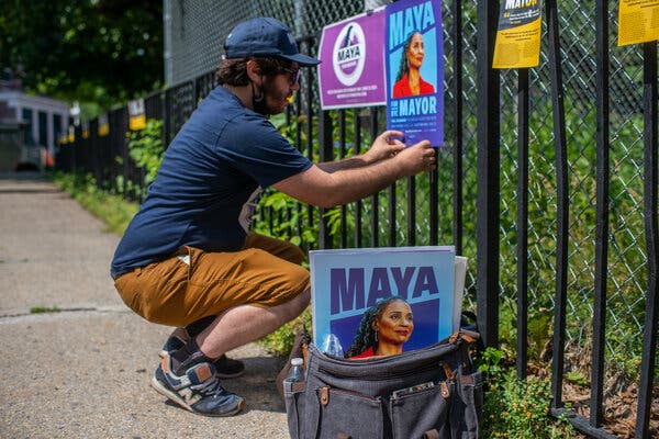 The Democratic primary race is still believed to be tight enough that at least four candidates have a decent chance of winning.