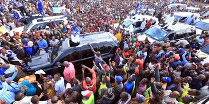 Sonko Attacked at Raila Rally