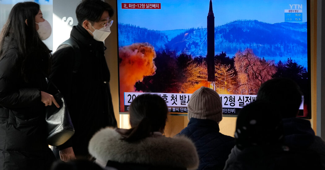 North Korea Launches a Ballistic Missile, South Korea Says