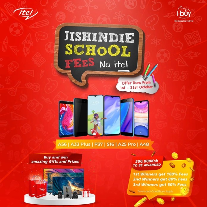 itel announces 'Jishindie School Fees na itel' Promotion