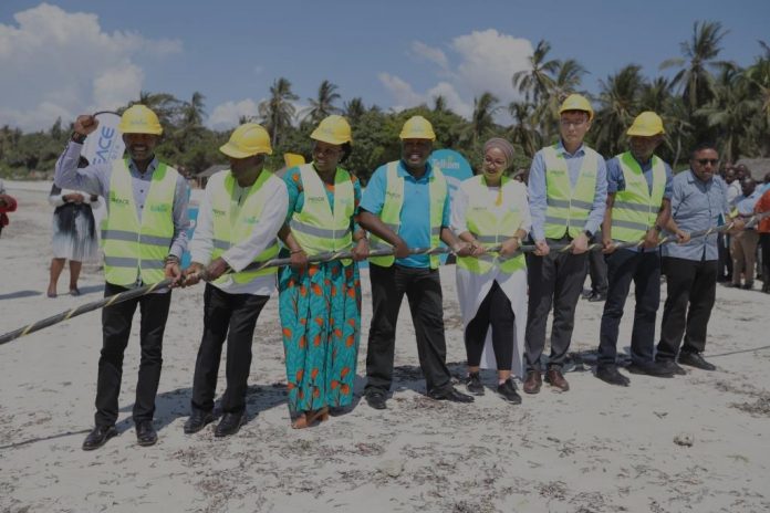 Telkom, PEACE Cable Land New Submarine Cable In Kenya
