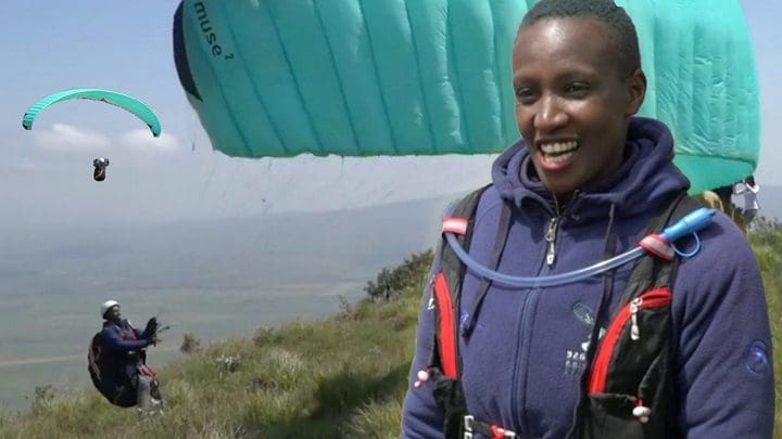 First Kenyan female paraglider Nyambura Kariuki's challenge to women
