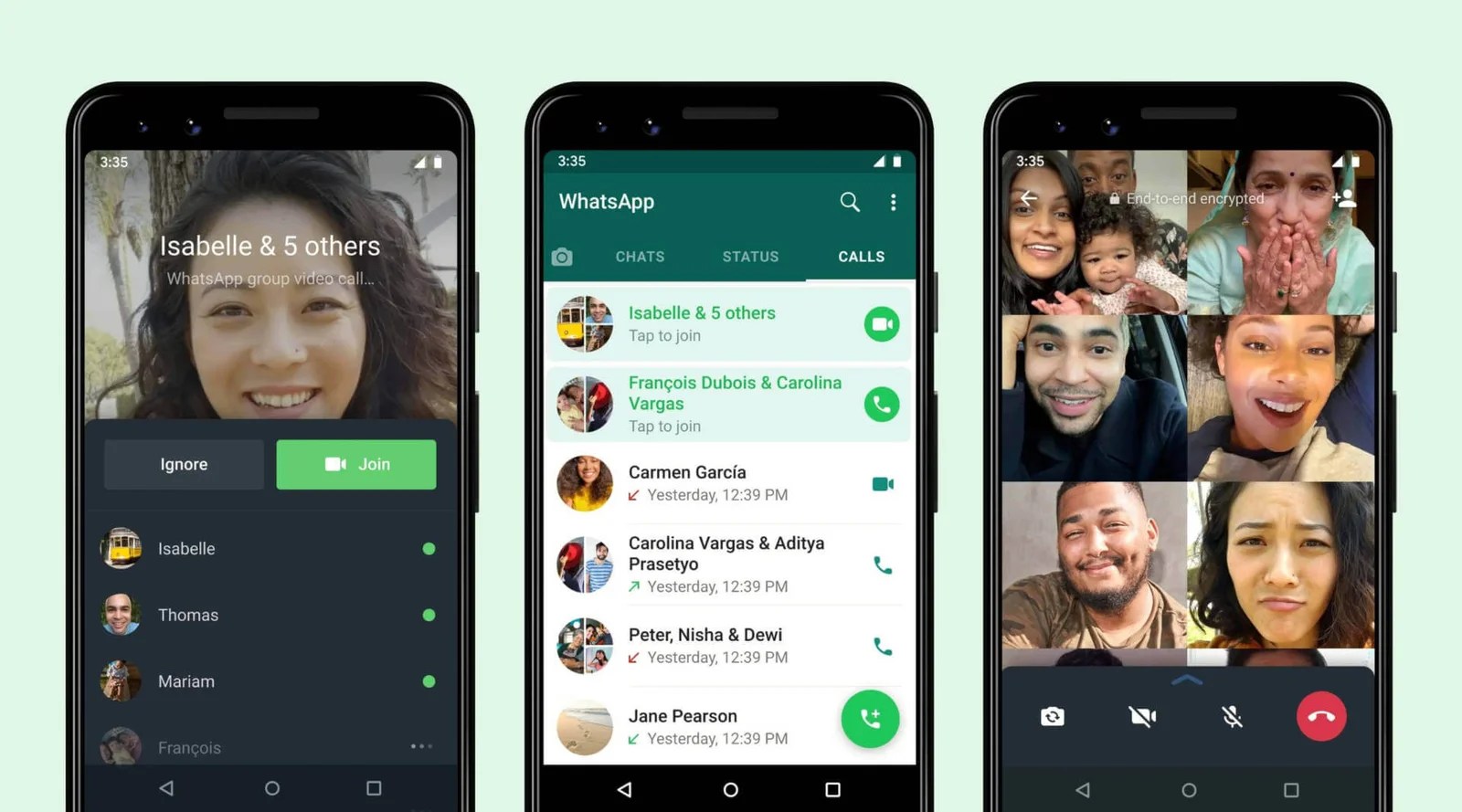 WhatsApp to allow Users join Group Calls after they starts