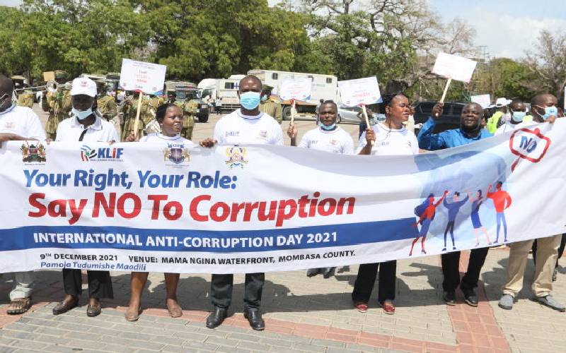 We must stop living in denial and admit our problem is corruption