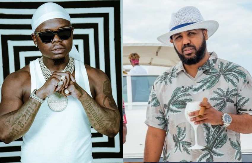 WCB manager Sallam Sk shoves Harmonize’s hand at funeral