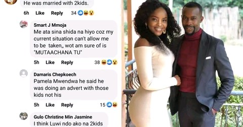 Maria TV series actor Ronald Ndubi well- known as Victor Hausa dating Maggie photo