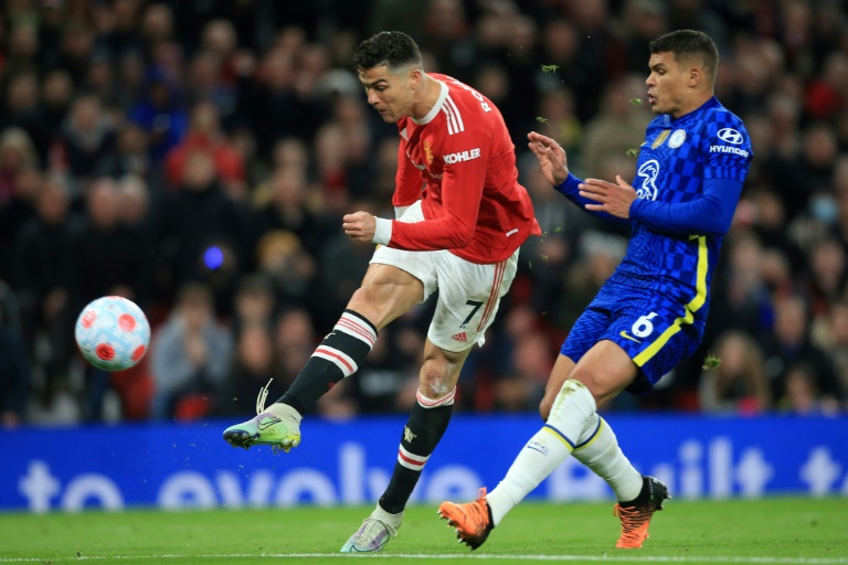Cristiano Ronaldo smashes in to earn a point amid more anti-Glazers protests at Old Trafford
