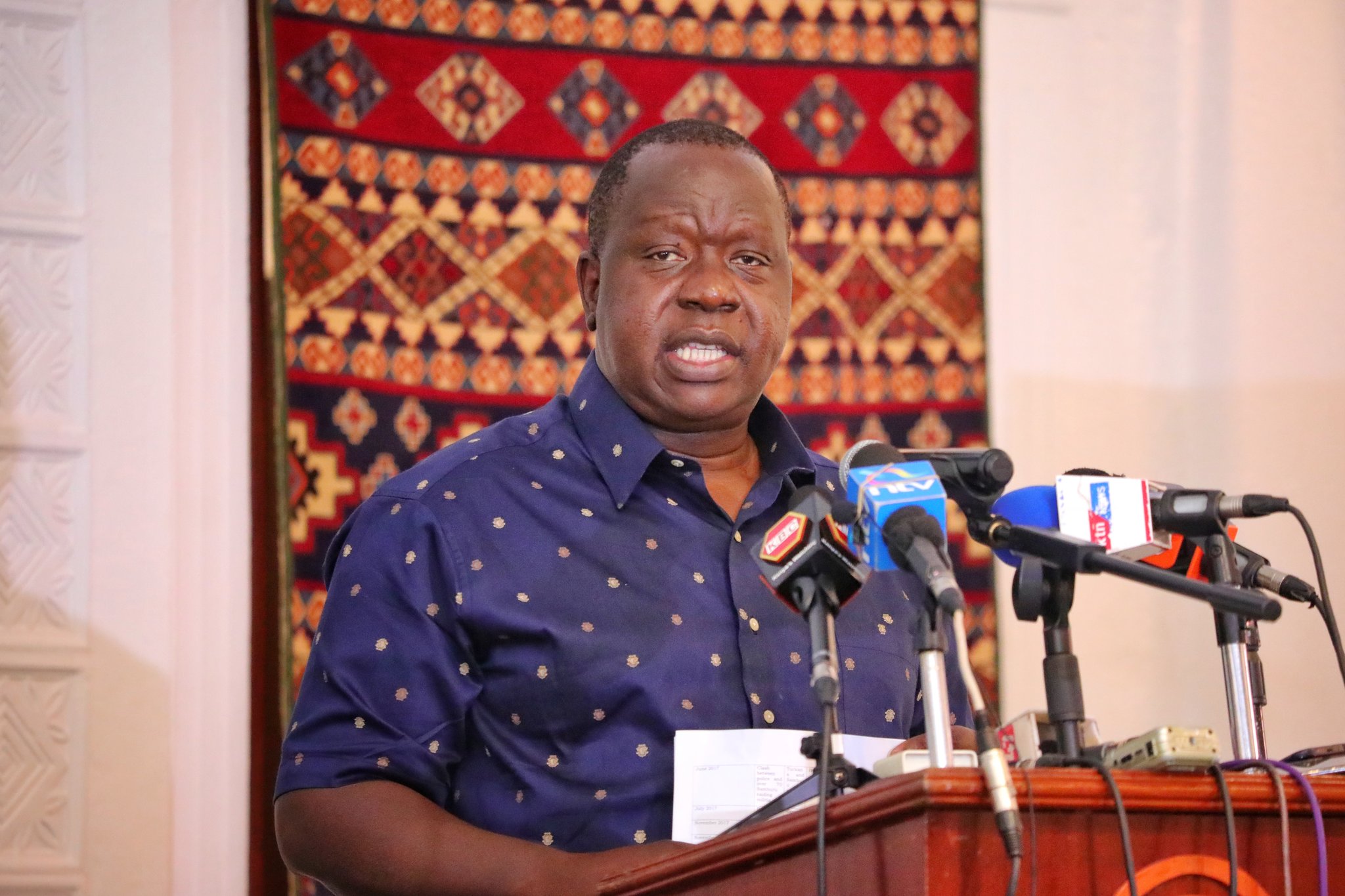 Matiangi says Harun Aydin was a money laundering suspect, no apology to make » Capital News