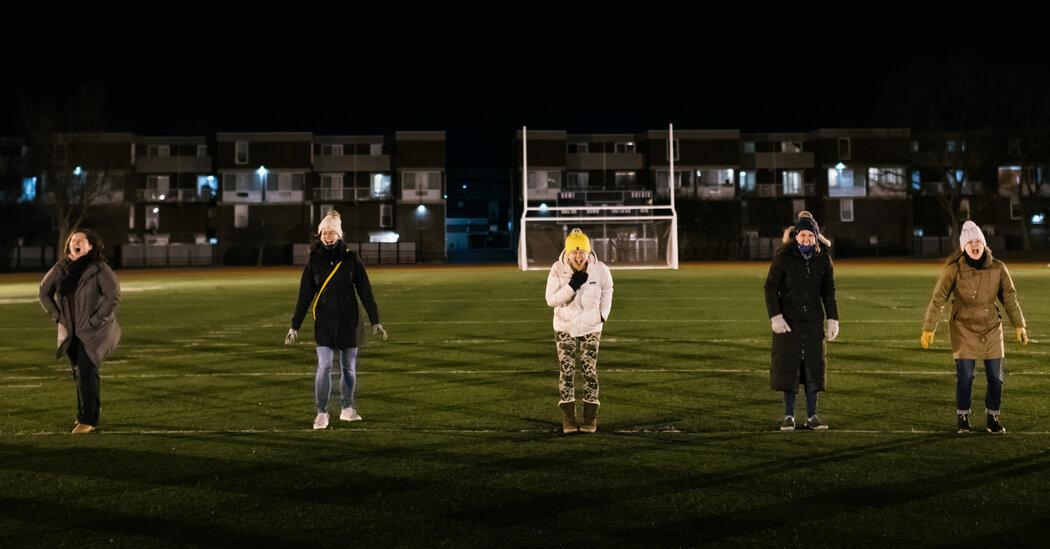 These Mothers Were Exhausted, So They Met on a Field to Scream