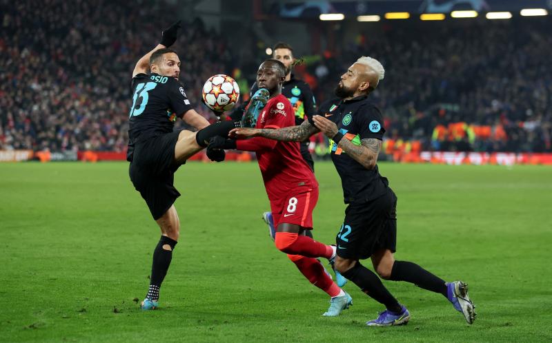 Liverpool into quarters despite loss to 10-man Inter : The standard Sports