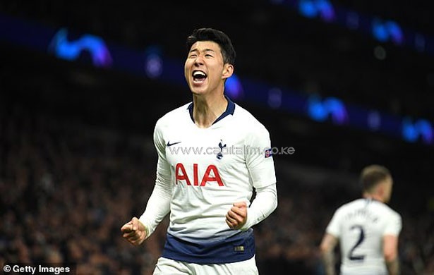 Son gives Spurs edge over City in UCL quarters