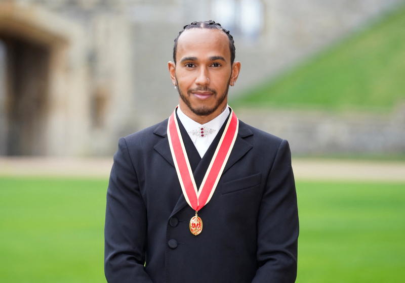 Lewis Hamilton knighted by Prince of Wales at Windsor Castle : The standard Sports